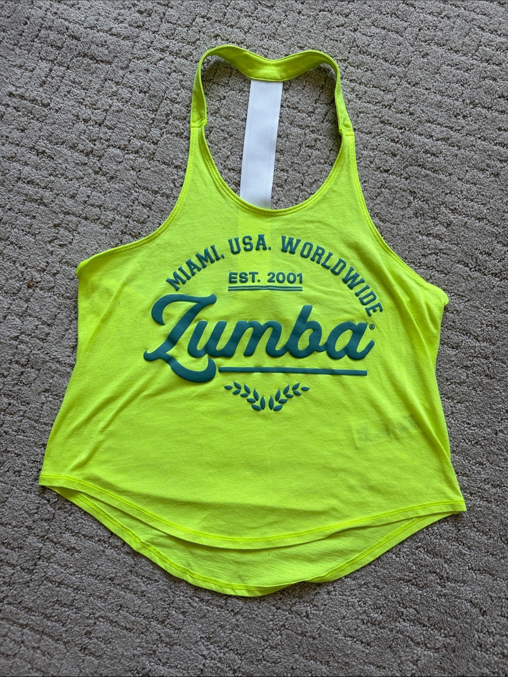 Zumba cotton oversized flowy tank